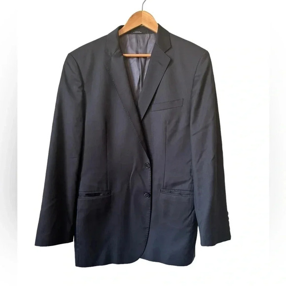 Ermenegildo Zegna Single Breasted Two Button Sports Coat Blazer Slim Fit 44RWool - Picture 1 of 14
